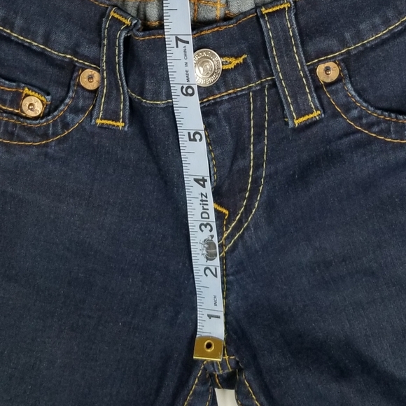 True Religion Casey Super Skinny Low Rise Ankle Length Jeans Women's Size 26 - Picture 13 of 15